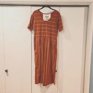 Ace & Jig Gallery dress Cognac Medium M